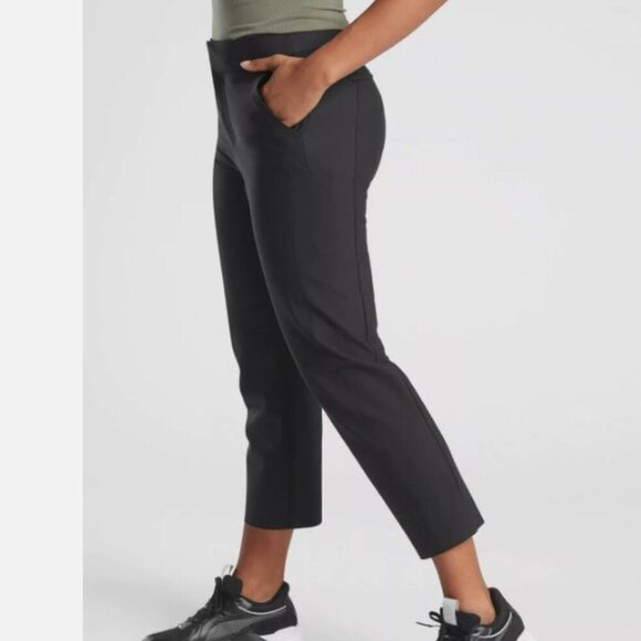 ATHLETA Stellar Straight Crop Pant Black Size 10 - Picture 6 of 11